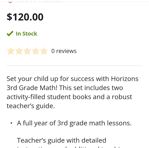 Horizons Math Homeschool Curriculum Kit - Grade 3 - Picture 9 of 9